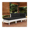 3 Pcs Garden Lounge Set With Cushions Solid Wood Pine