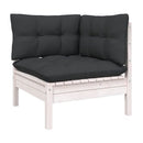 3 Pcs Garden Lounge Set With Cushions Solid Wood Pine