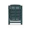 3 Piece Bistro Set Plastic Green