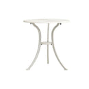 3 Piece Bistro Set White Cast Aluminium