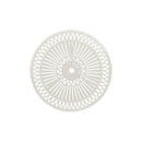 3 Piece Bistro Set White Cast Aluminium