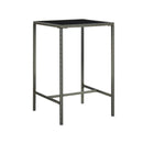 3 Piece Garden Bar Set Grey Poly Rattan