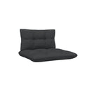 3 Piece Garden Lounge Set Anthracite Cushions Pinewood