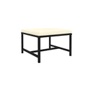3 Piece Garden Lounge Set Poly Rattan Black With Cushions