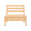 3 Piece Garden Lounge Set Solid Pinewood