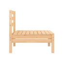 3 Piece Garden Lounge Set Solid Pinewood