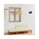Solid Acacia Wood 3 Piece Garden Lounge Set With Cushions