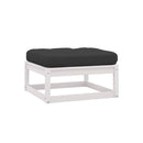 3 Piece Garden Lounge Set With Cushions Solid Pinewood