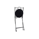 3 Piece Mosaic Bistro Set Ceramic Tile Black And White
