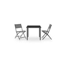 3 Piece Outdoor Dining Set Steel