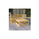 3 Piece Outdoor Garden Lounge Set Solid Pinewood