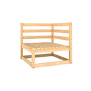 3 Piece Outdoor Garden Lounge Set Solid Pinewood