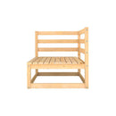 3 Piece Outdoor Garden Lounge Set Solid Pinewood