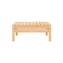 3 Piece Solid Pinewood Garden Lounge Set