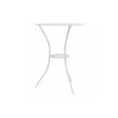 3 Piece White Bistro Set Cast Aluminium