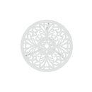 3 Piece White Bistro Set Cast Aluminium