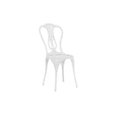 3 Piece White Bistro Set Cast Aluminium