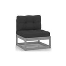3 Piece With Cushions Garden Lounge Set Solid Pinewood