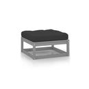 3 Piece With Cushions Garden Lounge Set Solid Pinewood