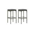 3 Piece With Cushions Grey Garden Bar Set
