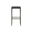 3 Piece With Cushions Grey Garden Bar Set