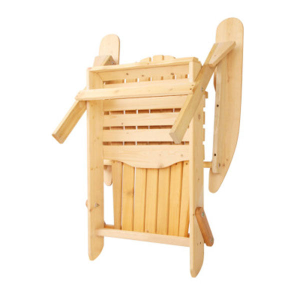3 Piece Wooden Outdoor Beach Chair And Table Set