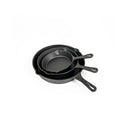 3 Pre Seasoned Cast Iron Skillet Frying Pan Set
