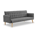 3 Seater Modular Linen Fabric Sofa Bed Couch Armrest