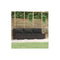 3 Seater Sofa Black Poly Rattan With Cushions