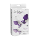 3 Sizes Fantasy For Her Little Gems Trainer Set Butt Plugs Purple