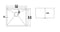 Square Cube Stainless Steel Kitchen / Laundry Sink - 510 x 450mm