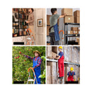 Step Ladder Multipurpose Folding Aluminium Light Weight Nonslip