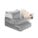 3 Step Pet Stair Portable Adjustable Climbing Ladder Washable