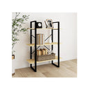 3 Tier Book Cabinet 80 X 30 X 105 Cm Solid Pine Wood