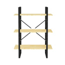 3 Tier Book Cabinet 80 X 30 X 105 Cm Solid Pine Wood