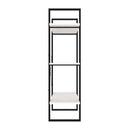 3 Tier Book Cabinet White 100 X 30 X 105 Cm Solid Pine Wood