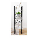 3 Tier Book Cabinet White 40 X 30 X 105 Cm Solid Pinewood