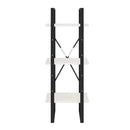 3 Tier Book Cabinet White 40 X 30 X 105 Cm Solid Pinewood