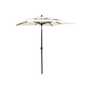 3 Tier Parasol With Aluminum Pole Sand 2 X 2 M