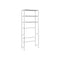 3 Tier Storage Rack Over Laundry Machine Silver