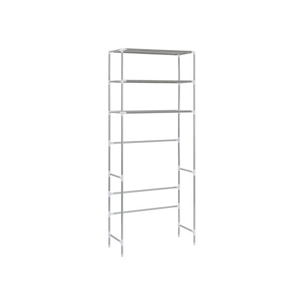 3 Tier Storage Rack Over Laundry Machine Silver