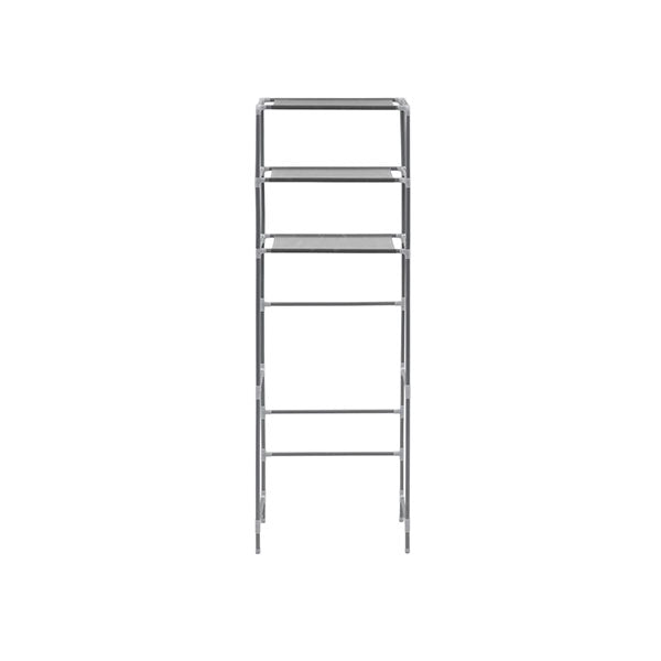 3 Tier Storage Rack Over Toilet Silver