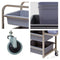 3 Tier Trolley Cart Five Buckets 82X43X92Cm Square