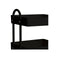 3 Tiers Kitchen Organiser Trolley Cart Steel Shelf Wheels