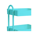3 Tiers Kitchen Organiser Trolley Cart Steel Shelf Wheels