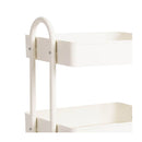 3 Tiers Kitchen Trolley Cart Steel Storage Rack Shelf Organiser