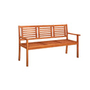 3 Seater Garden Bench 150 Cm Solid Eucalyptus Wood