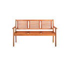 3 Seater Garden Bench 150 Cm Solid Eucalyptus Wood