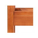 3 Seater Garden Bench 150 Cm Solid Eucalyptus Wood