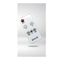 Electric Tower Heater 2200W Remote Control White